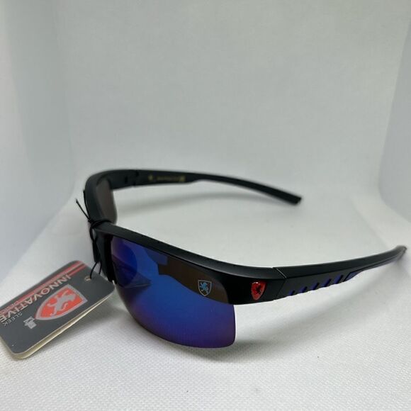 Khan Mens Mirrored Sunglasses - Picture 1 of 3